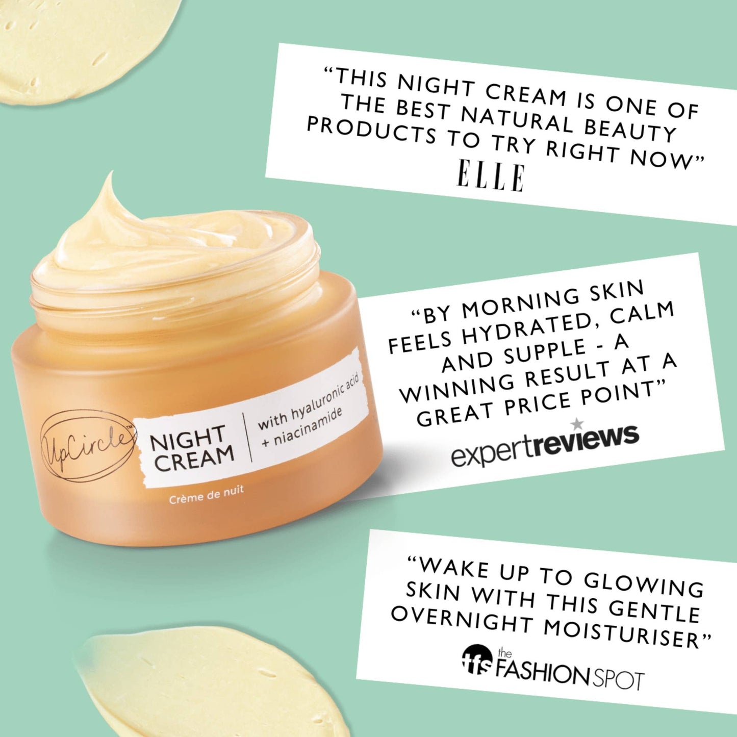 Eco Anti-Ageing Night Cream Hyaluronic Acid + Niacinamide - The Druid's Grove