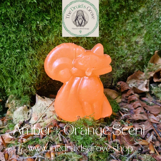 Amber the Fox Handcrafted Natural Soap Sweet Orange Scent