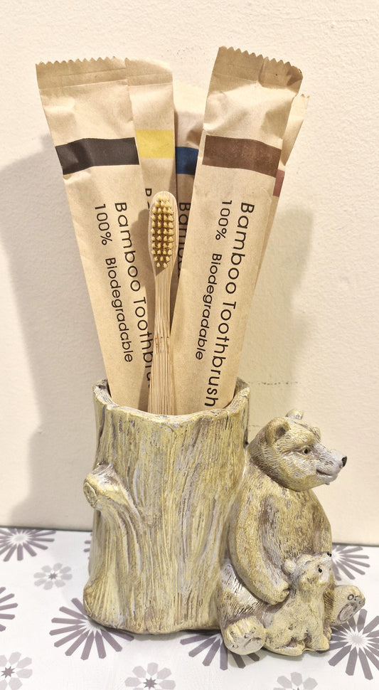 Bamboo Biodegradable Toothbrushes – Eco-Friendly & Sustainable Display
