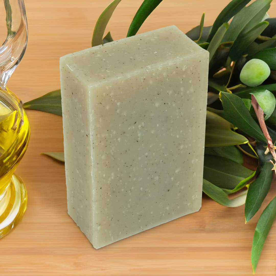 Friendly Naked & Natural Cedarwood Soap close up