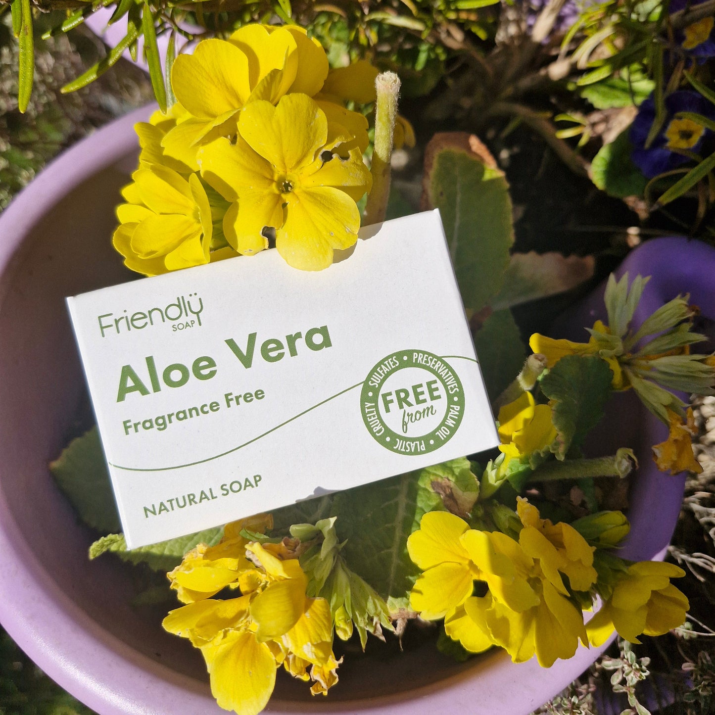 Friendly Soap Fragrance-Free Aloe Vera Bar – Gentle, Hydrating & Plastic-Free