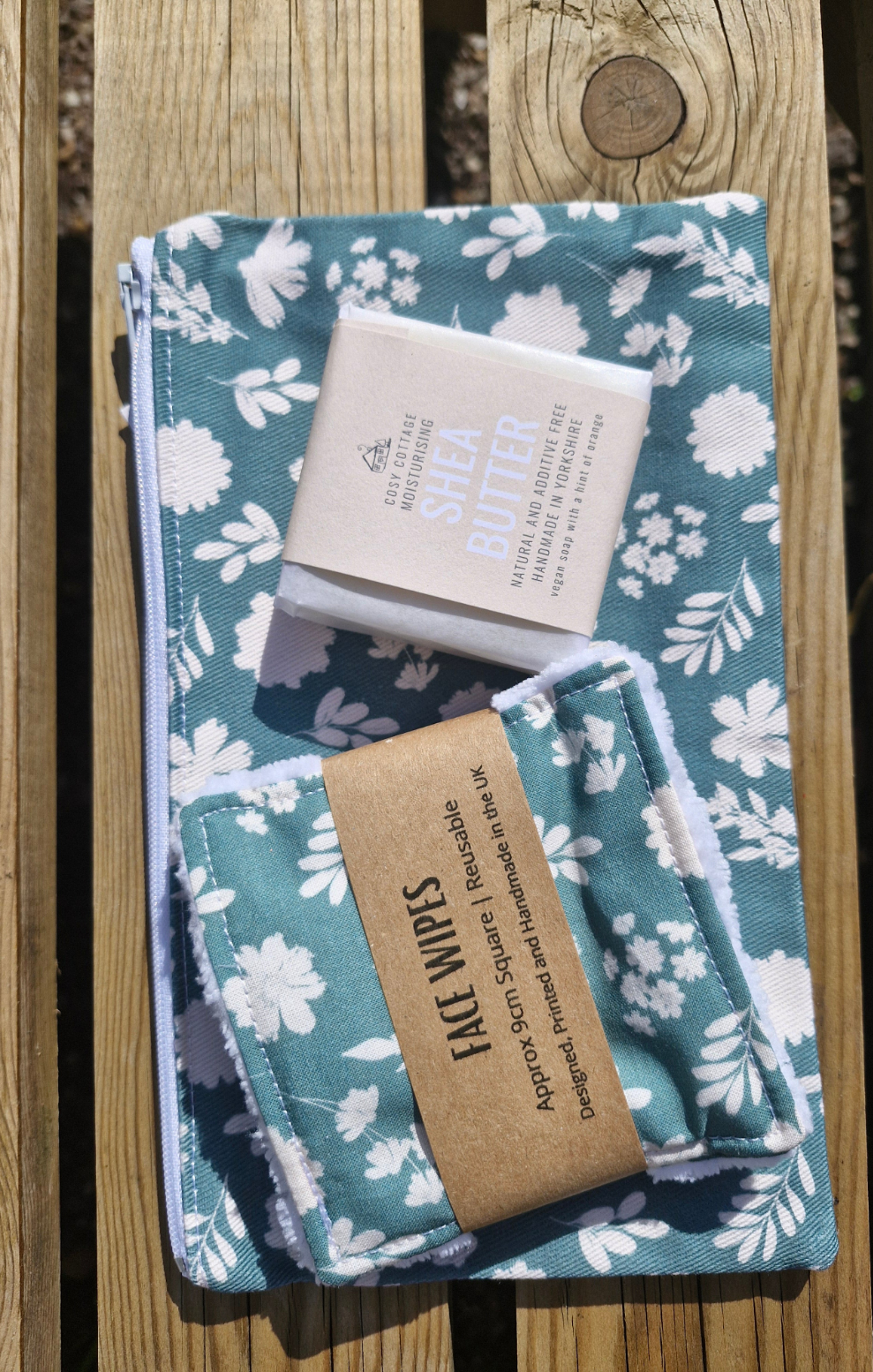 Floral Pouch – Handmade Makeup Bag / Wash Bag