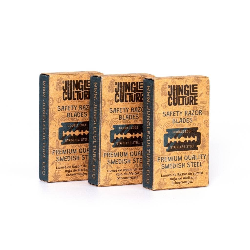 Jungle Culture Double-Edged Safety Razor Blades β Universal & Eco-Friendly pack