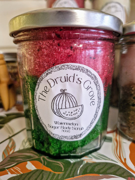 Luxurious Natural Body Scrubs Infused with Shea Butter – Exfoliate, Hydrate & Glow Watermelon