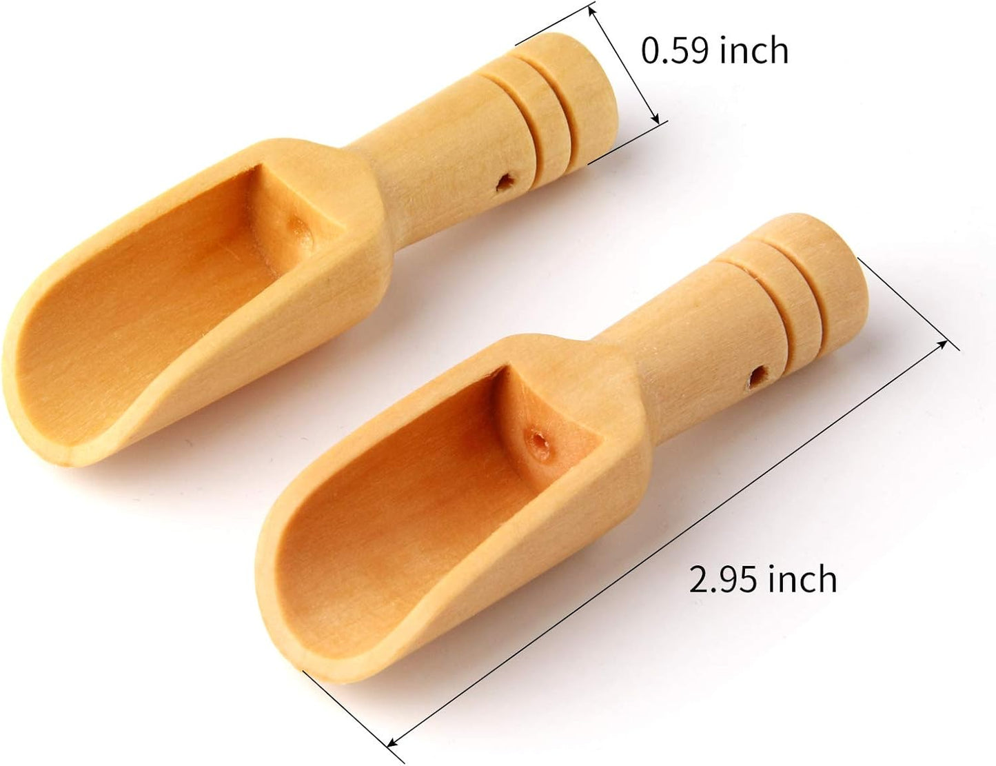 Mini Bamboo Bath Salt Scoop