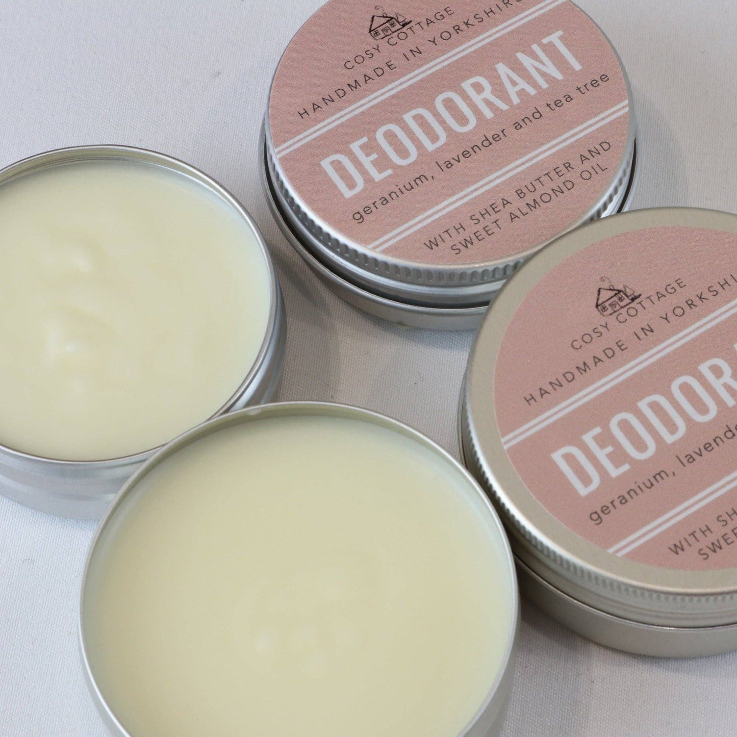 Natural Deodorant with Geranium, Lavender & Tea Tree – Gentle, Effective & Kind to Your Skin