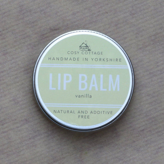 Natural Handcrafted Vegan Vanilla Lip Balm