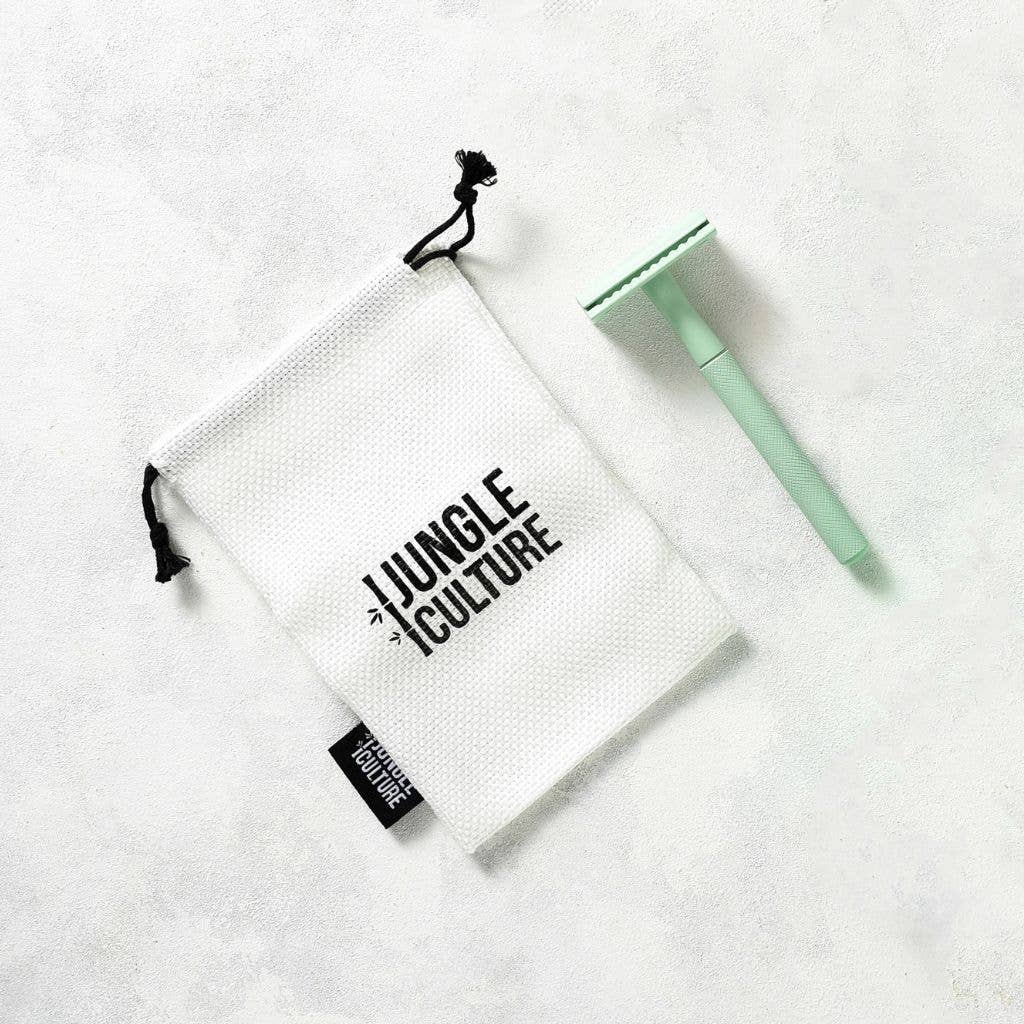 jungle culture razor bag white with razor