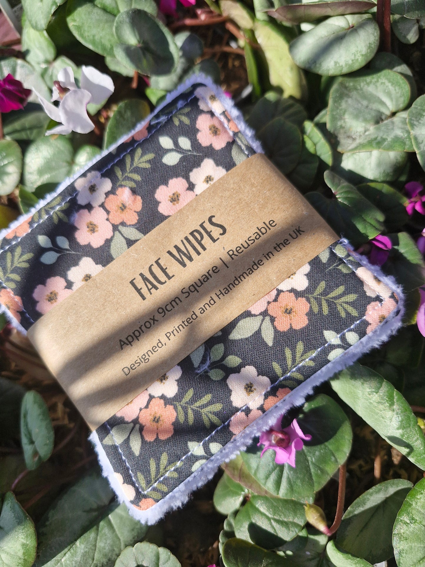 Reusable Face Wipes Dark Floral Pattern The Wildflower Wayfair