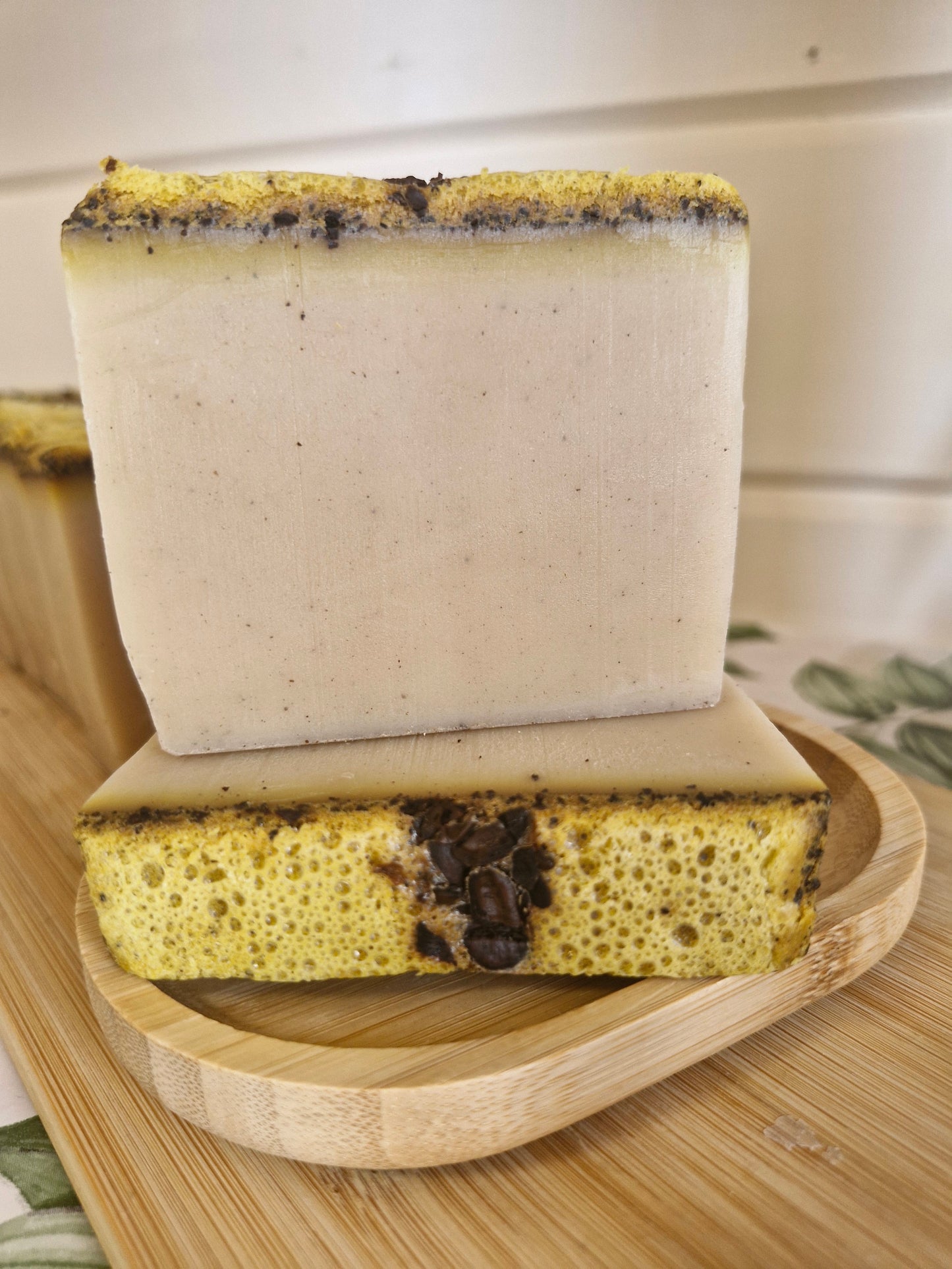 ☕ Coffee Latte Soap Slice – Wake Up & Glow! ☕ - The Druid's Grove