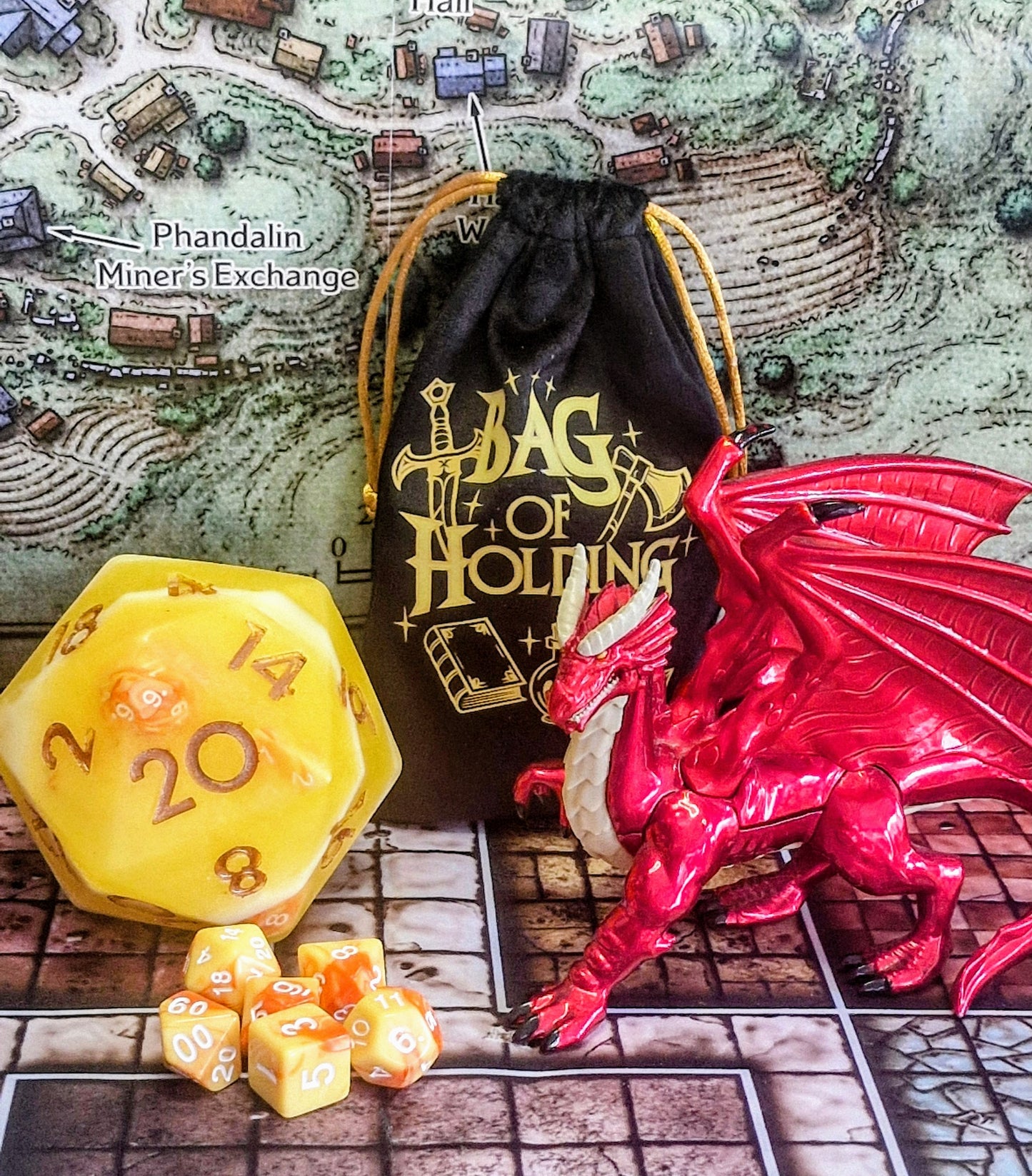 Lady Ella Buchanan – Cleric
D20 Soap Dice | 365g | Includes Full RPG Dice Set + Free Dice Bag | Vegan-Friendly