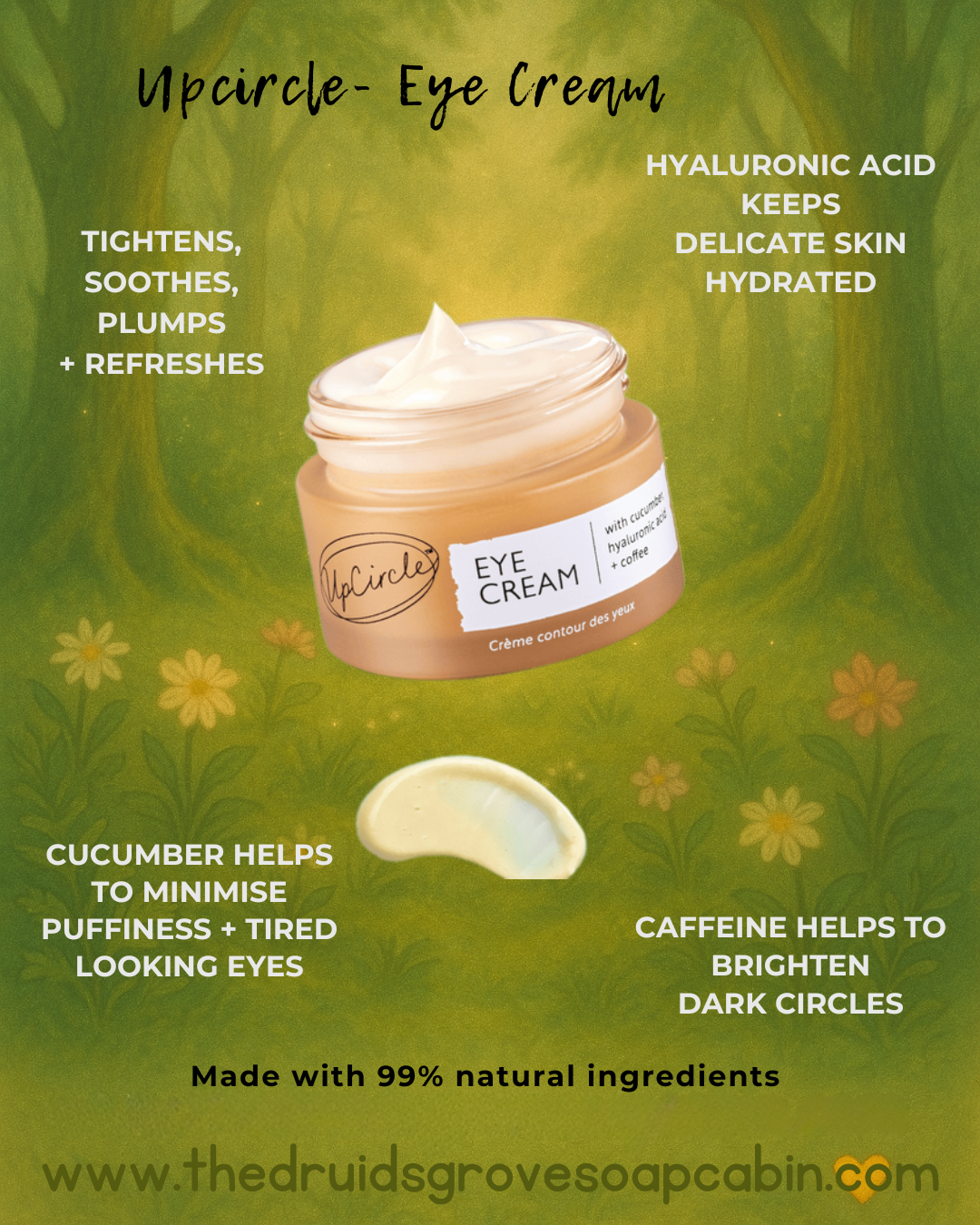 Upcircle Eye Cream skincare Benefits