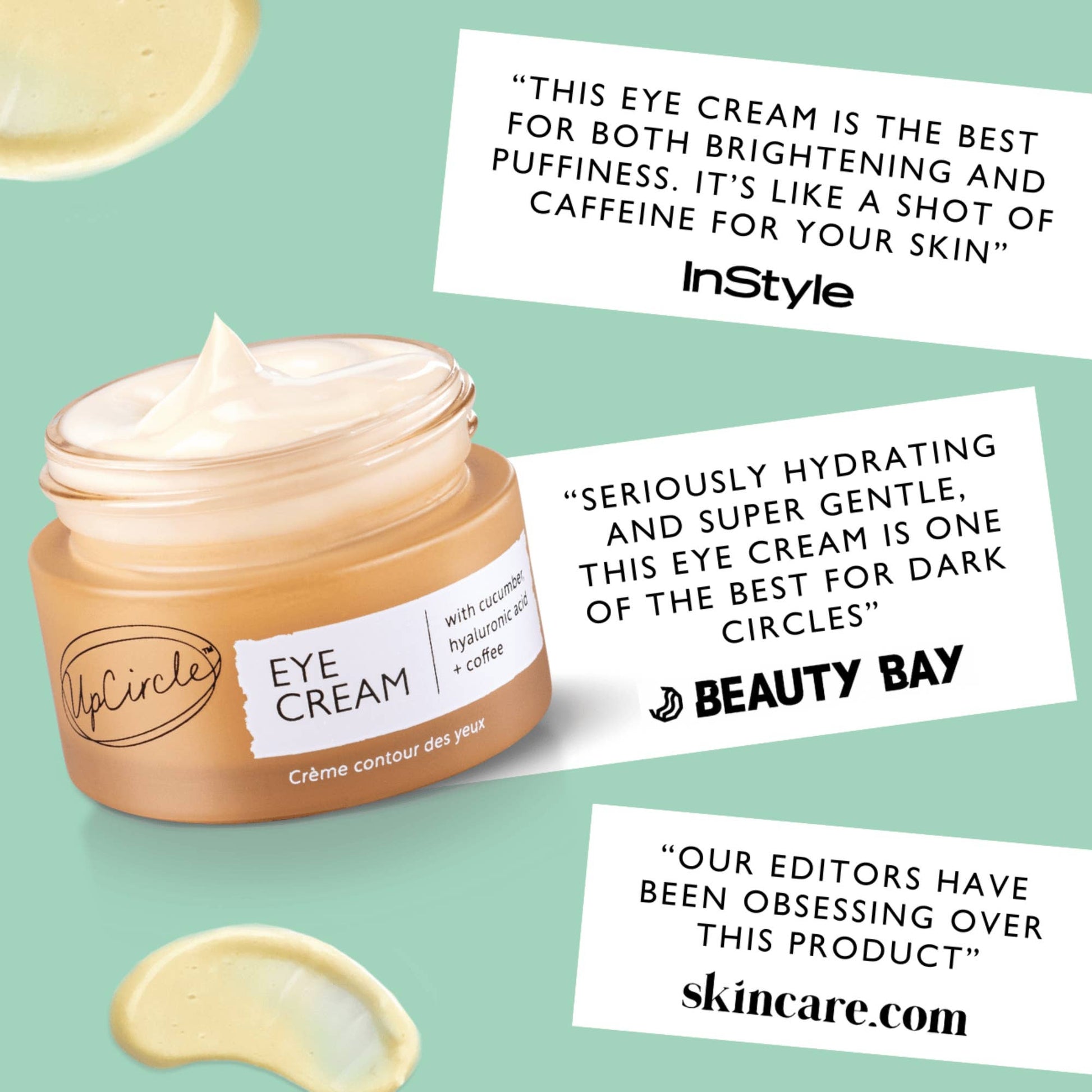 Vegan Hydrating Eye Cream with Hyaluronic Acid + Coffee Oil - The Druid's Grove 