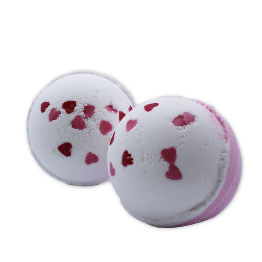 Heart Bath Bomb - Wild Flowers Scent - Vegan Friendly