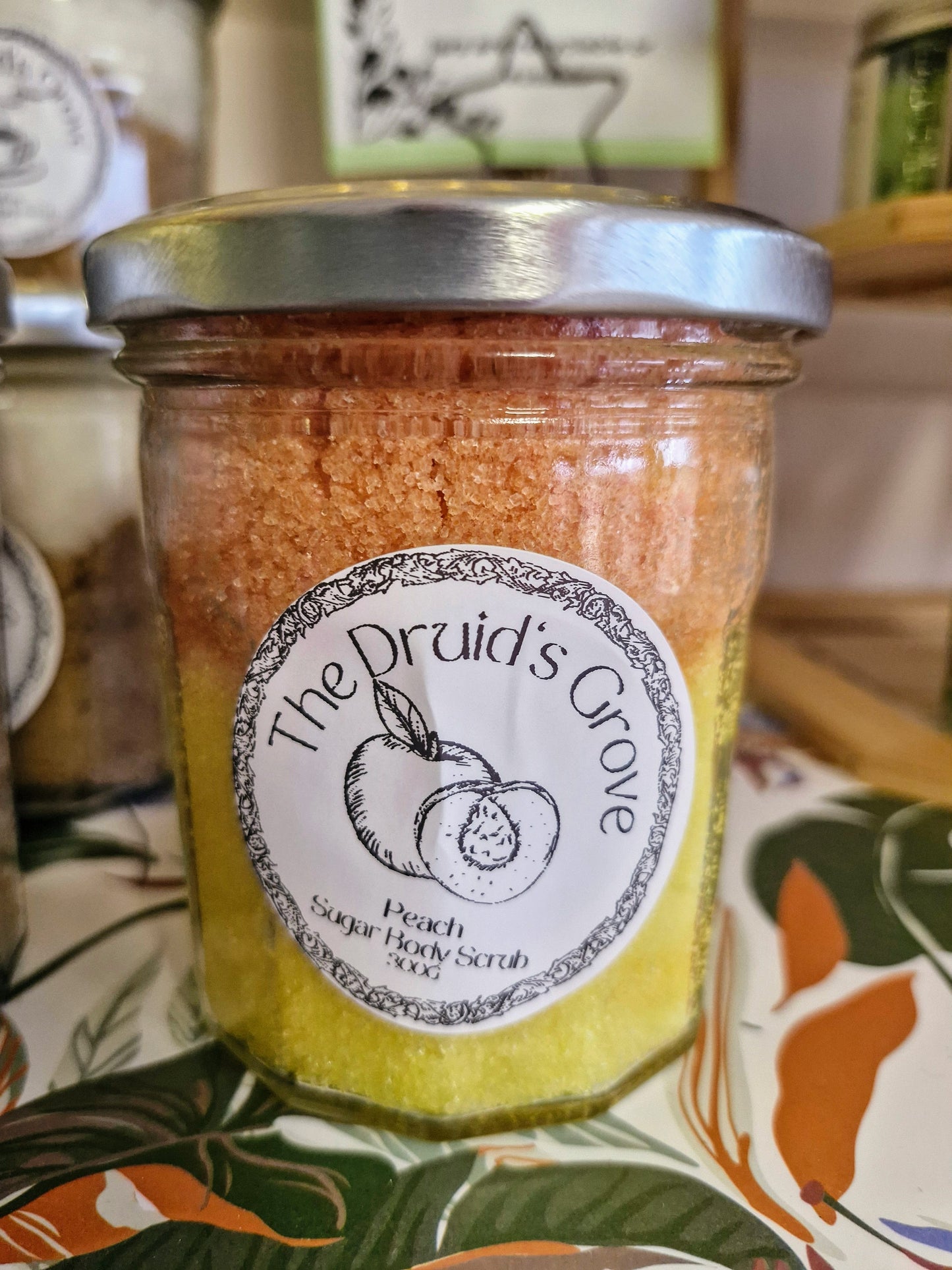 Luxurious Natural Body Scrubs Infused with Shea Butter – Exfoliate, Hydrate & Glow peach