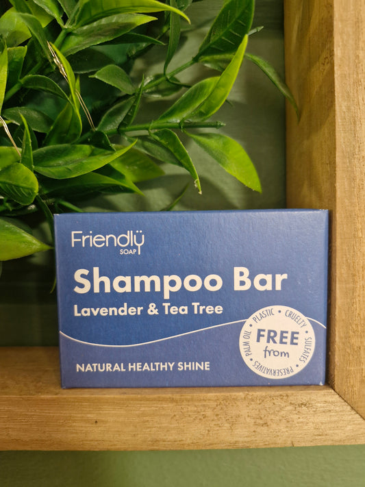 Natural Lavender & Tea Tree Friendly Shampoo Bar