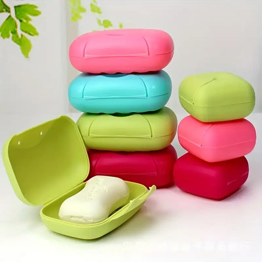 Portable Soap Storage Box – Travel-Friendly with Lid