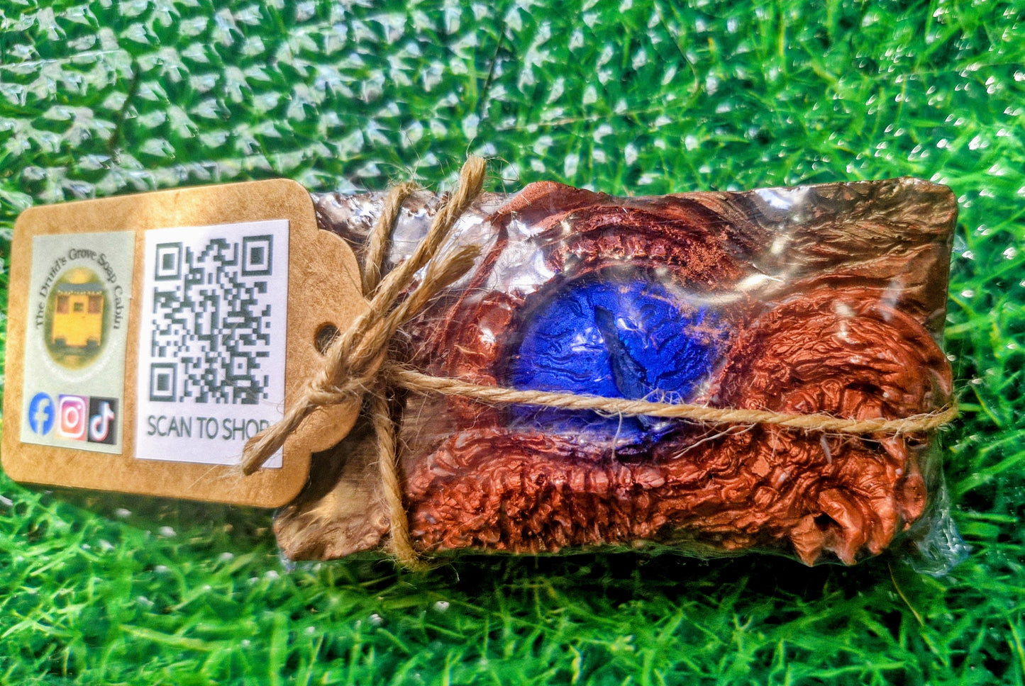 Gift Box or Styled Image – “Dragon Eye Soap – perfect handmade gift for fans of dragons and fantasy stories”
